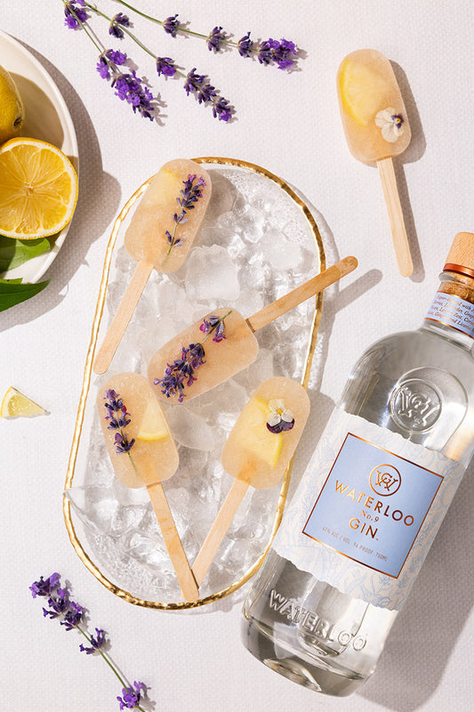 Waterloo Lavender Lemonade Popsicles
